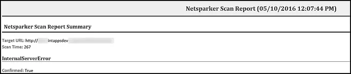 Netsparker - View Report Netsparker - View Report