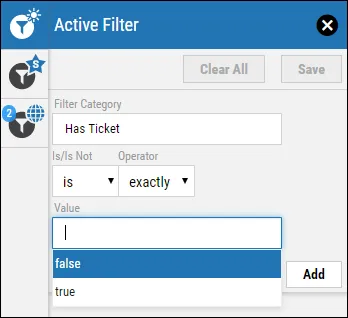 Jira Connector Guide - Has Ticket Filter