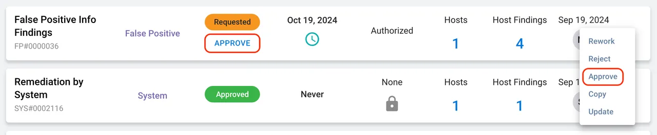 Workflow Approve - Workflow Card to Approve