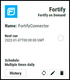 Fortify on Demand - Configured Connector