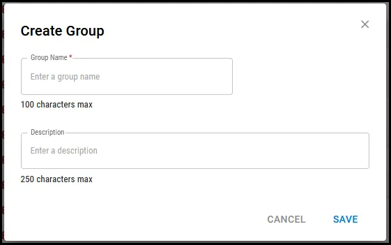 Create Group - Create Group Window-2 Create Group - Create Group Window-2