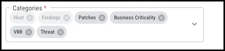 User Widgets - Categories