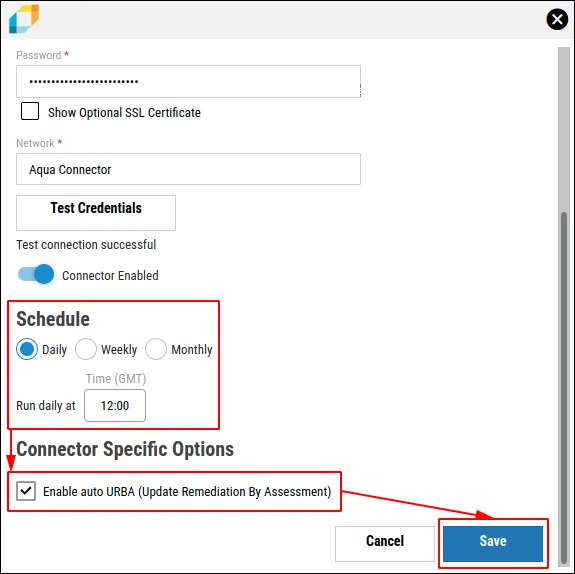 AquaSec Guide - Connector Specific Options AquaSec Guide - Connector Specific Options
