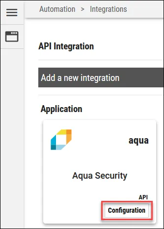 AquaSec Guide - Configuration Button Location AquaSec Guide - Configuration Button Location