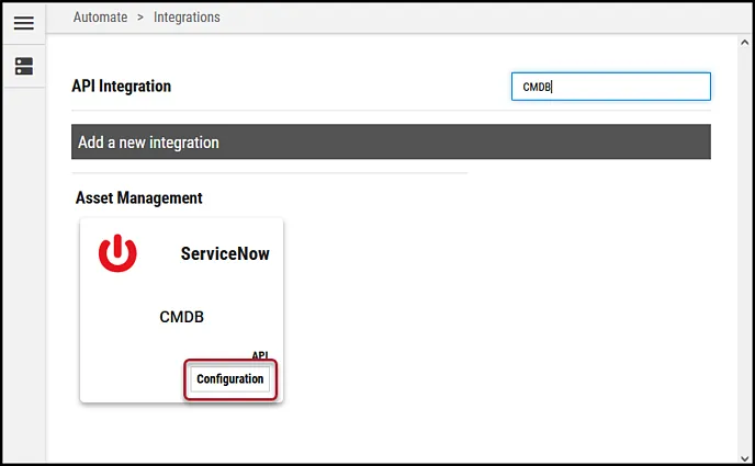 ServiceNow CMDB - Configuration Button Location ServiceNow CMDB - Configuration Button Location