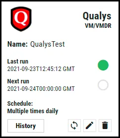 Qualys VMDR - Configured Connector Qualys VMDR - Configured Connector