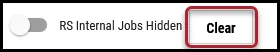 Jobs Page - Clear Button Location