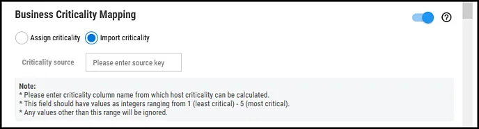 ServiceNow CMDB - Import Criticality
