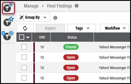 Saving a Filter - Active Filter Button Location