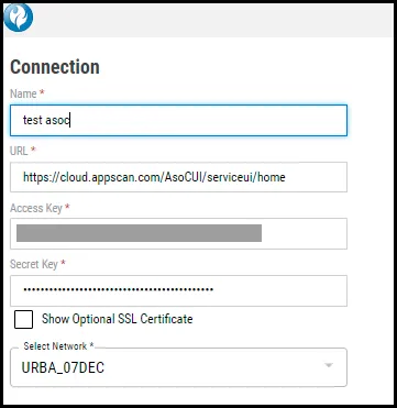 HCL Connector - Connector Window