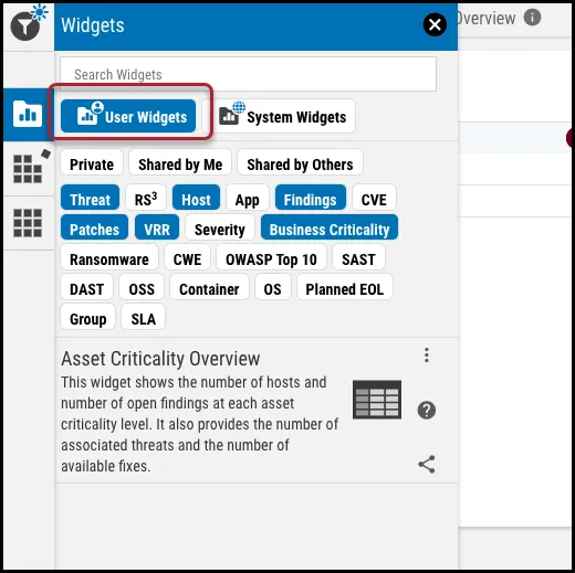 User Widgets - Finding User Widgets