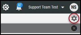 Severity - Settings Button Location