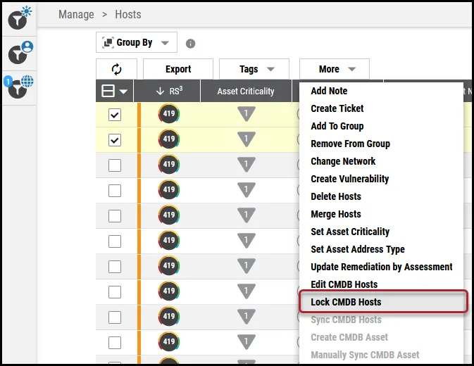 ServiceNow CMDB - Lock CMDB Hosts Menu Location