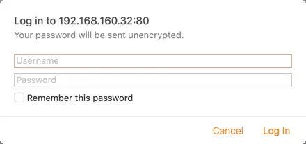 AXIS - Log in