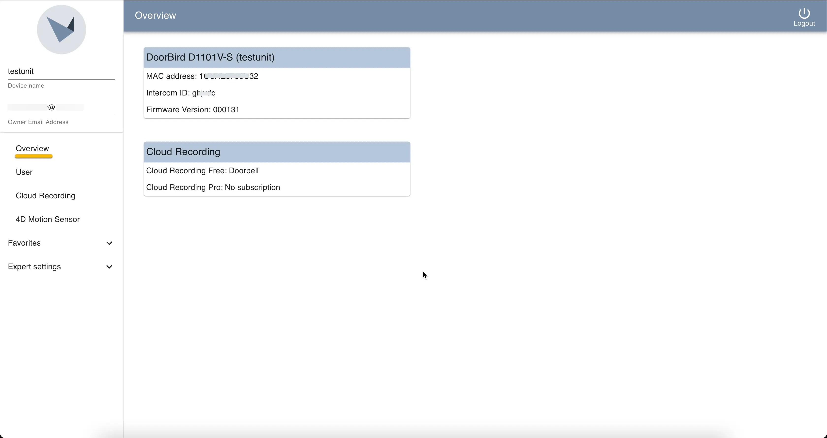 Doorbird - Overview