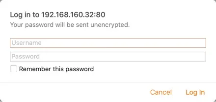 AXIS - Log in