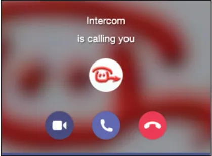 Incoming pager call in Microsoft Teams