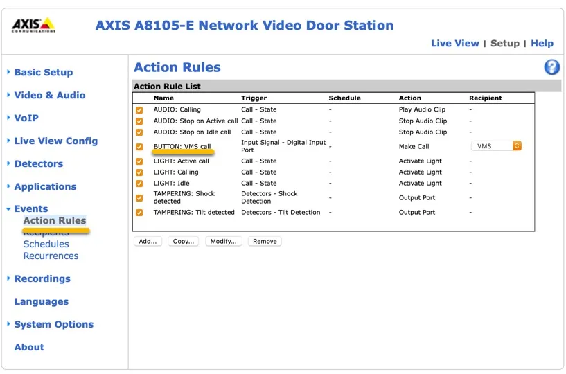 AXIS - Events