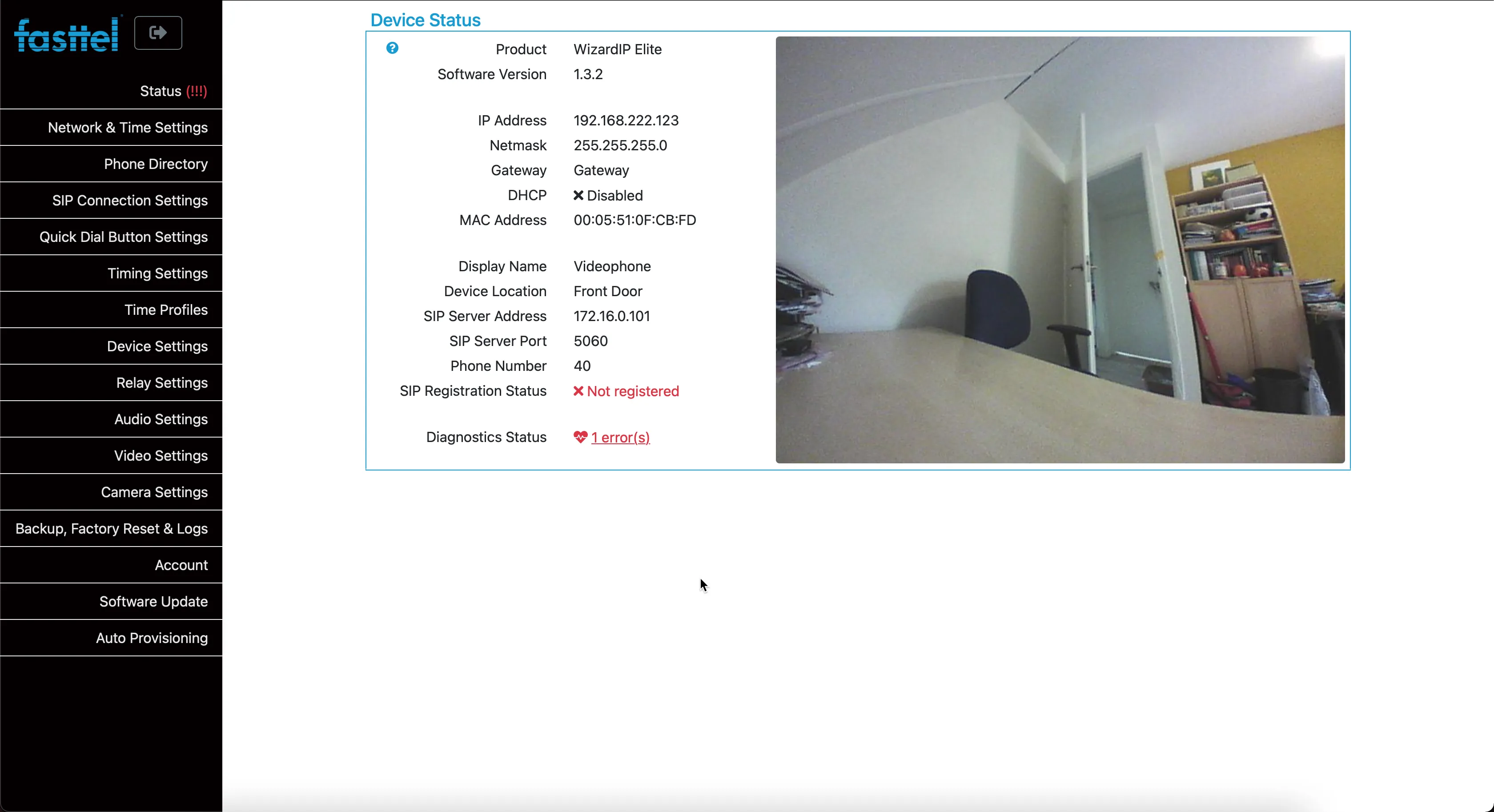 Fasttel - Status Fasttel - Status