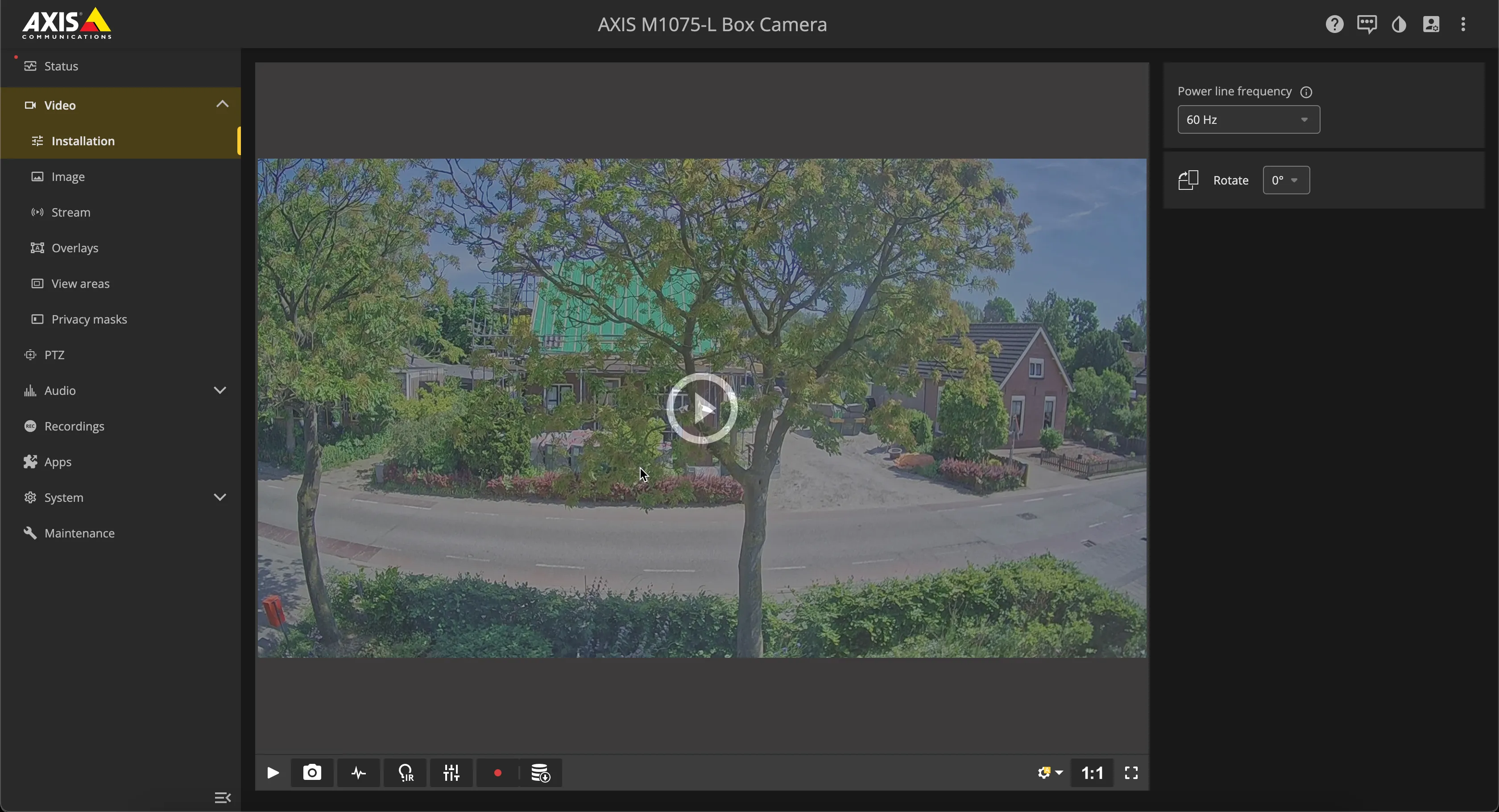 AXIS - Landing page