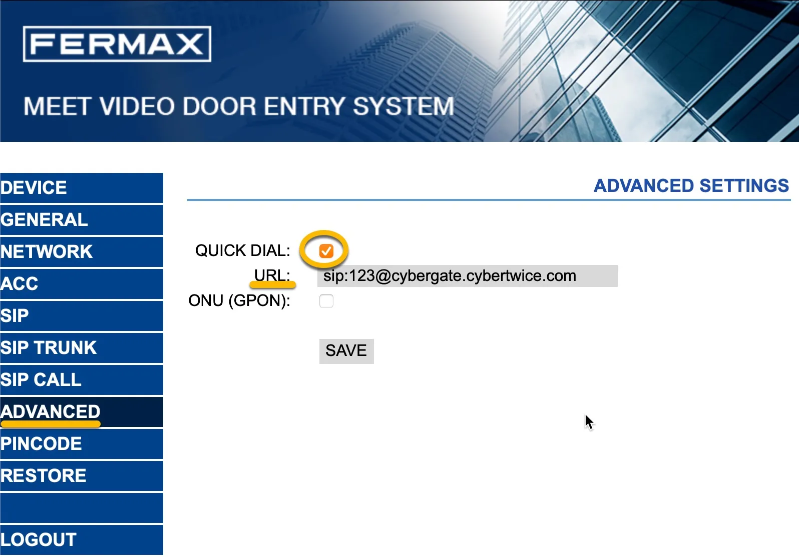 Fermax - Advanced