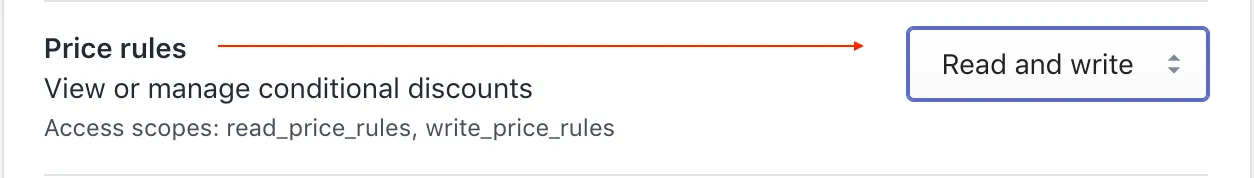 Set Price Rules permission Set Price Rules permission