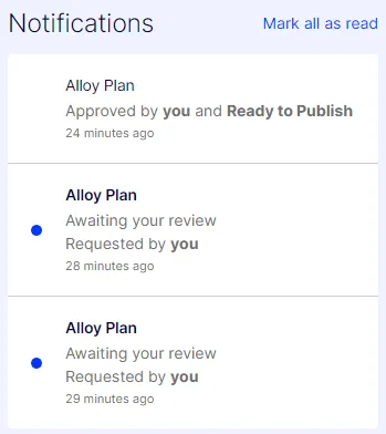 see a notification
if you have a change to approve see a notification
if you have a change to approve