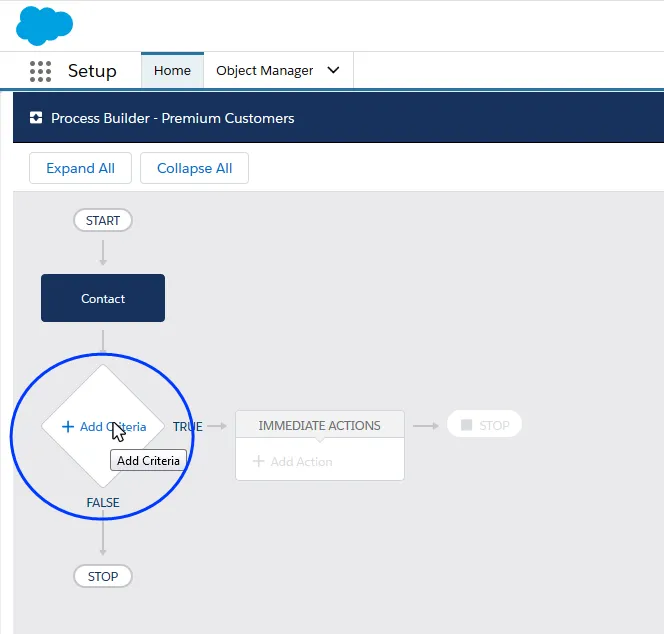 Image: Add criteria Image: Add criteria