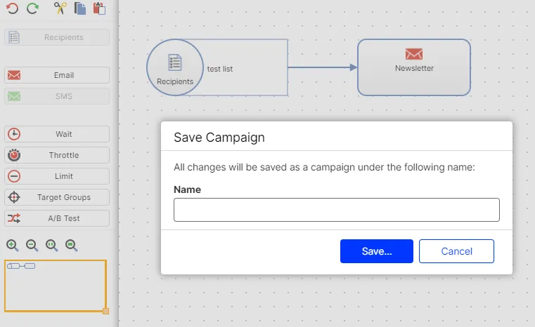 Image: Saving the campaign Image: Saving the campaign