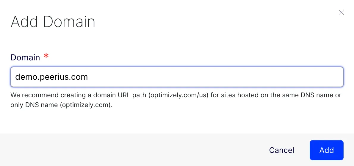 Add Domain Add Domain