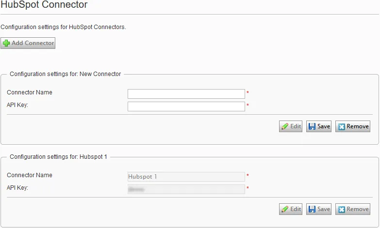 HubSpot settings HubSpot settings