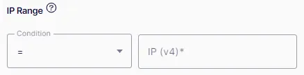 IP Range Criteria