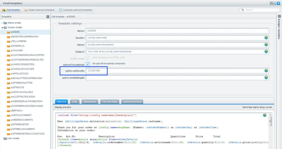 Image: Enter authcode