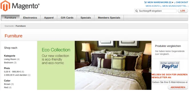 Image: Category page in front end view Image: Category page in front end view