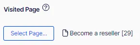 Visited Page Criteria