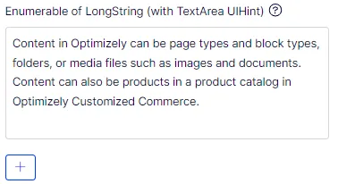 Enumerable of LongString List type Enumerable of LongString List type