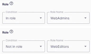 Role Criteria