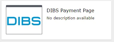 DIBS Payment Page DIBS Payment Page