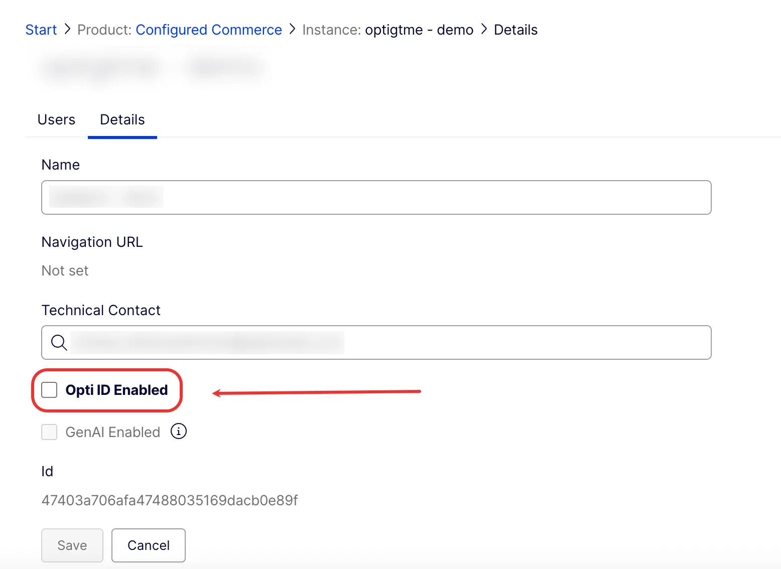 Admin Center - Opti ID enabled.png Admin Center - Opti ID enabled.png