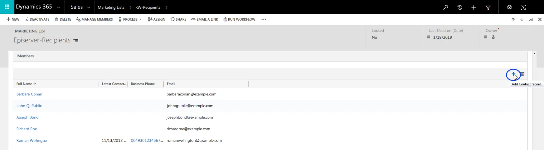 Image: Add contacts