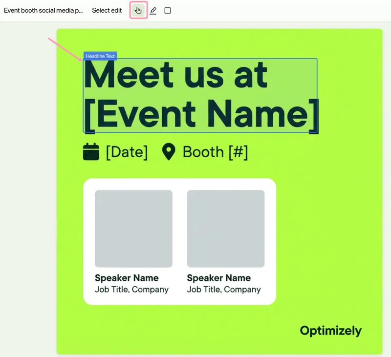 screenshot of the image editor where an element is selected screenshot of the image editor where an element is selected