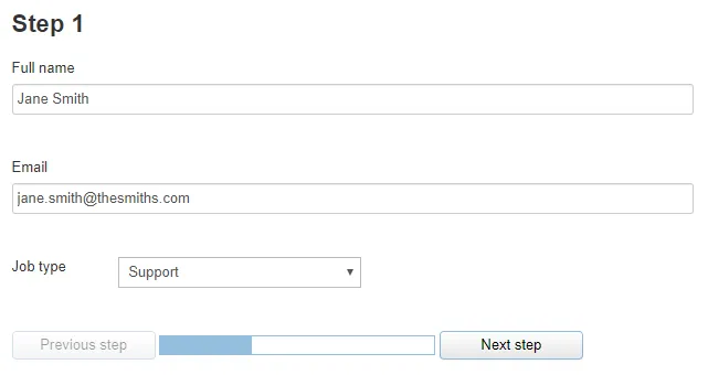 Step 1 example Step 1 example