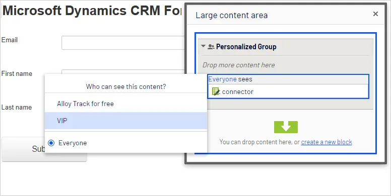 Personalize Microsoft Dynamics form