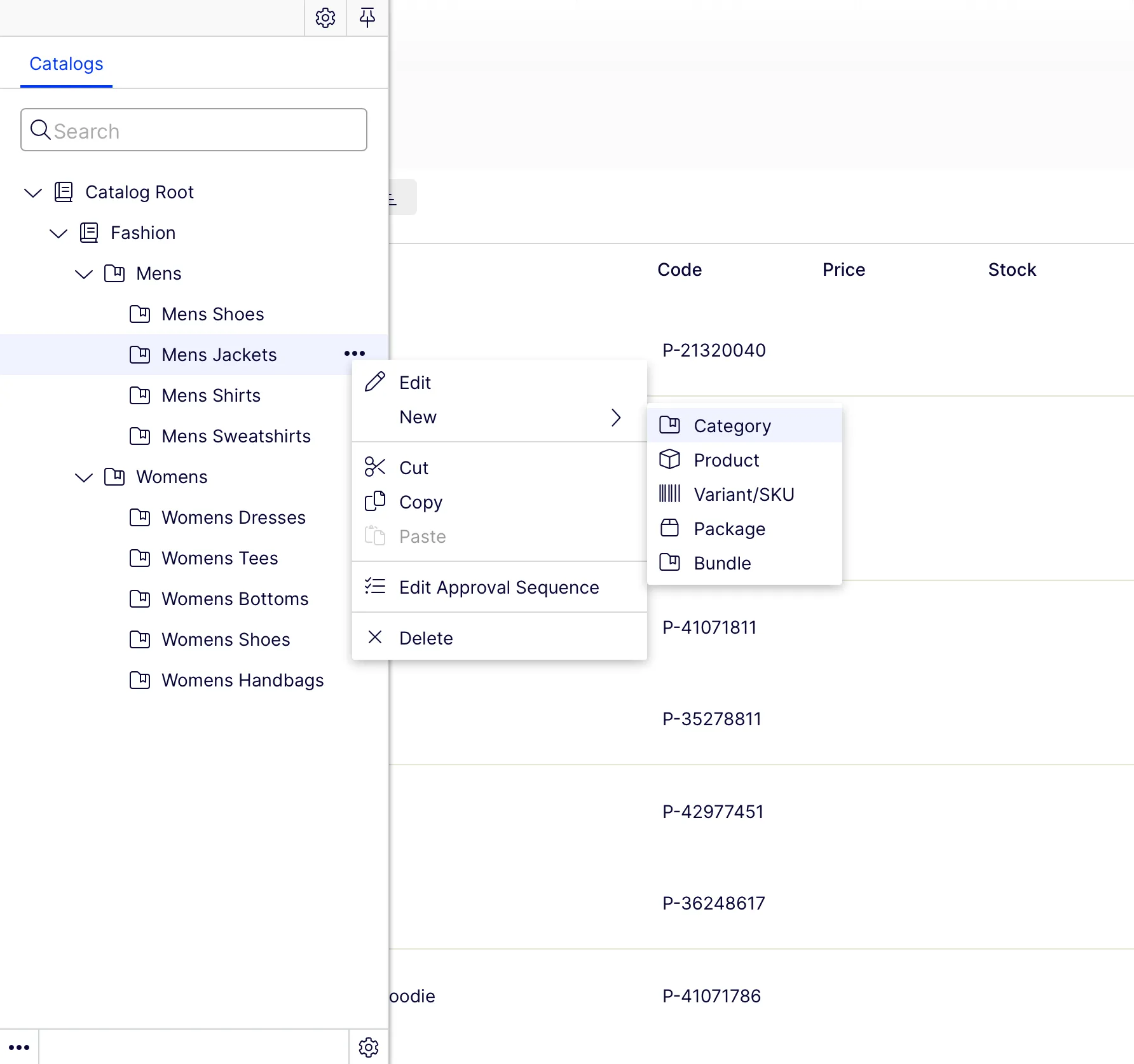 Create catalog entry Create catalog entry