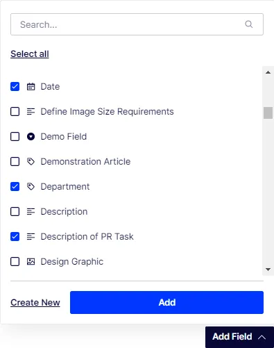 Add Fields to the Campaign 1