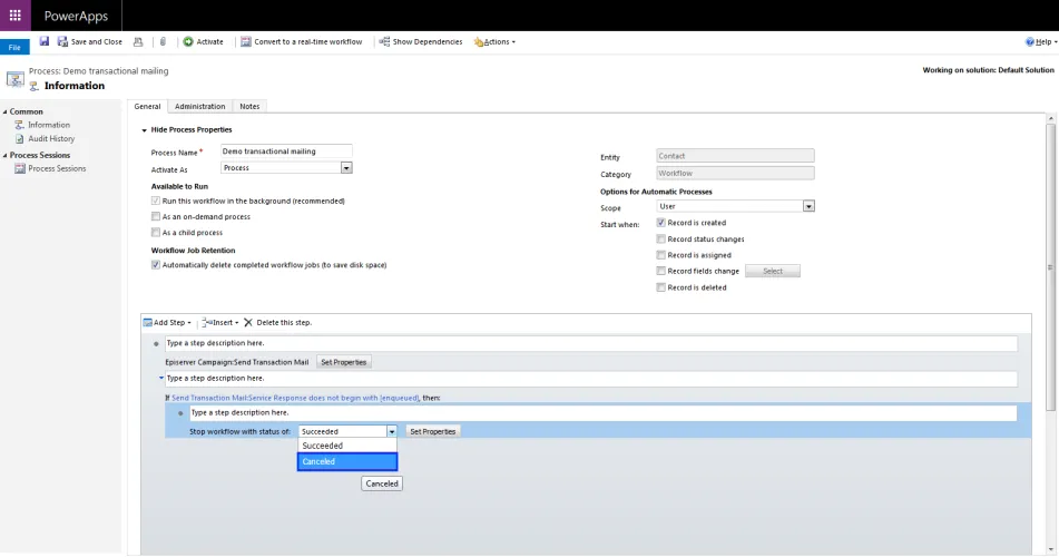 Image: Send Transaction Mail