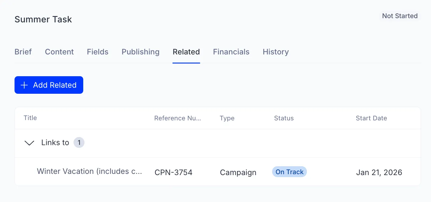 Task - Related tab - Linked campaigns.png Task - Related tab - Linked campaigns.png