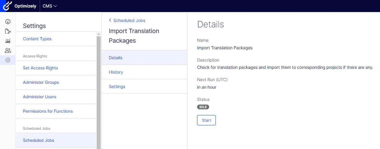 start the translation process manually start the translation process manually