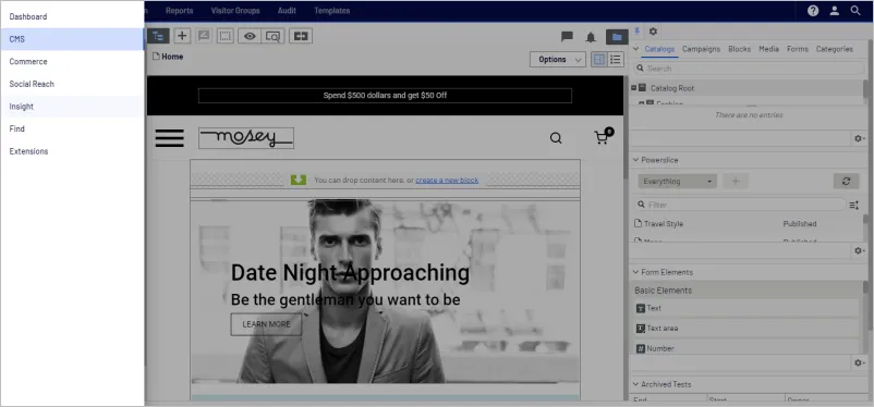 Optimizely Foundation is a reference architecture and an example of a platform solution with multiple Optimizely products