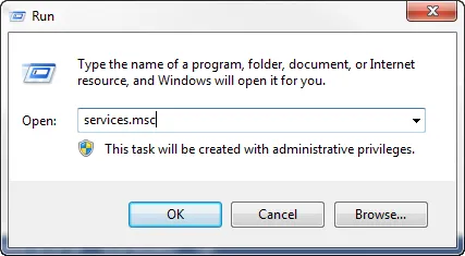 Run window